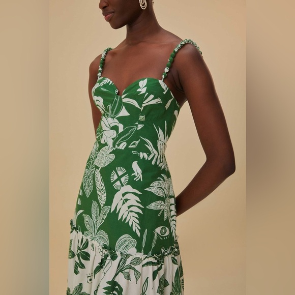 FARM Rio Forest Soul Mix Midi Dress - Picture 3 of 11